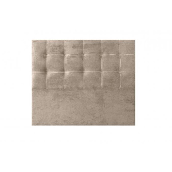 Sengegavl i beige stof Iris 145 Beige
