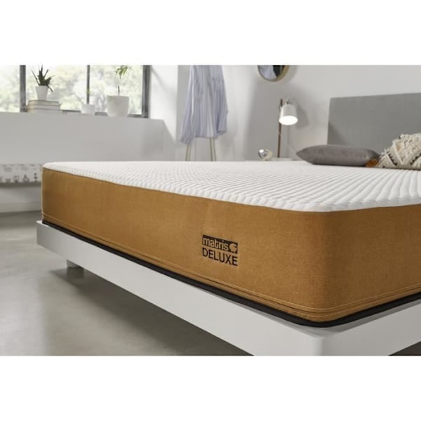 Sängmatta 120x190 cm exklusiv lyx Memory foam special för övervikt tjocklek 25 cm +/- 2 medelhård till hög hårdhet. ECCOX