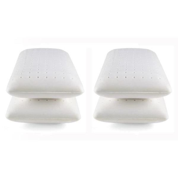 Pack 4 High-End Perforerade Visco Kuddar 150x40 cm Medium Fastness. ECCOX