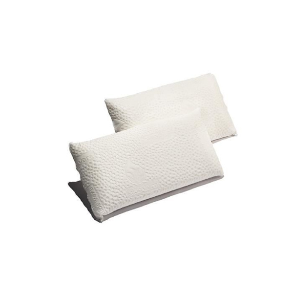 Pack 2 Visco Luxury Aloe Vera Kuddar 60 x 40 cm Medium Fast Termokänslig Avtagbart överdrag. ECCOX