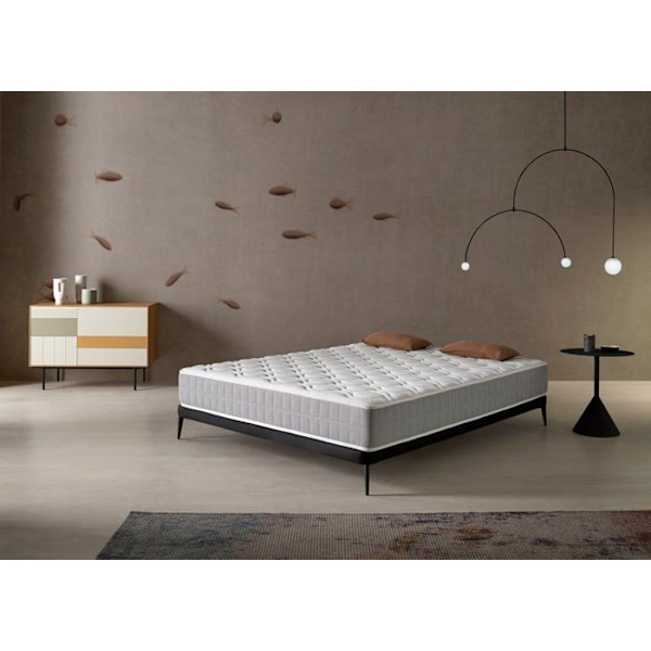 Pureflex Visco Duntäcke av lyx - Hög densitet HR Zigzag Nature Core - Medelhög fasthet - tjocklek 26 cm +/- 2 - 105x200 cm