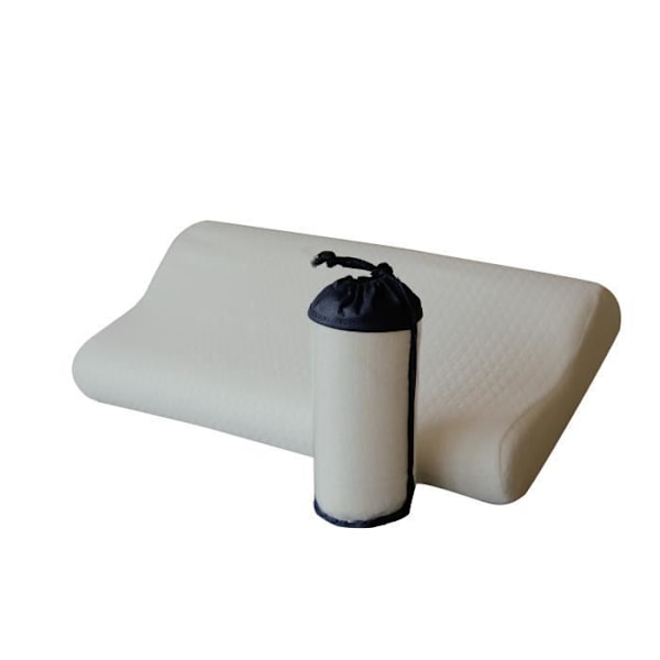 Förpackning 2 High-End Visco perforerade livmoderhalskuddar 1 enhet 40 x 70 x 13 cm Medium Fasthet Ergonomisk Färg Vit. ECCOX