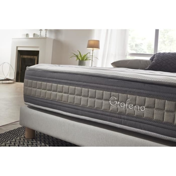 Madrass 150x200 cm Memory Foam Gel Pocket Spring Graphene Design & Comfort tjocklek 29 cm + / -2 Medelhård-hårdhet