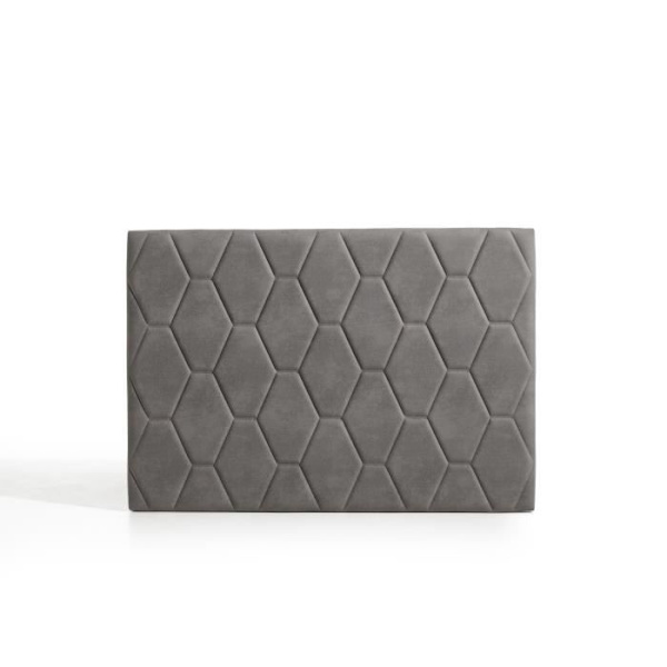 Hovedgærde - ECCOX - Ágata - Aquaclean stof - Grå - 135 cm x 115 cm x 8 cm Grå