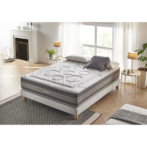 Madrass 150x200 cm Memory Foam Gel Pocket Spring Graphene Design & Comfort tjocklek 29 cm + / -2 Medelhård-hårdhet