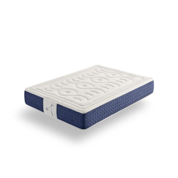 Visco memory madrass 120x190cm Sistem plus Höjd 30cm +/- 2. ECCOX Blå och vit