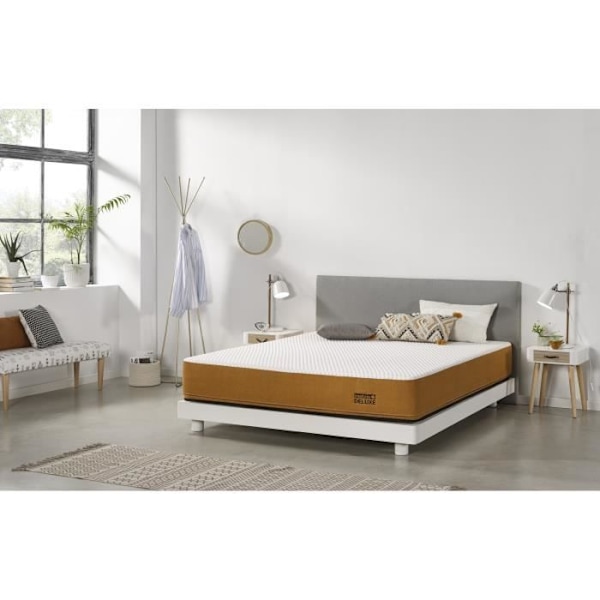 Sängmatta 120x190 cm exklusiv lyx Memory foam special för övervikt tjocklek 25 cm +/- 2 medelhård till hög hårdhet. ECCOX