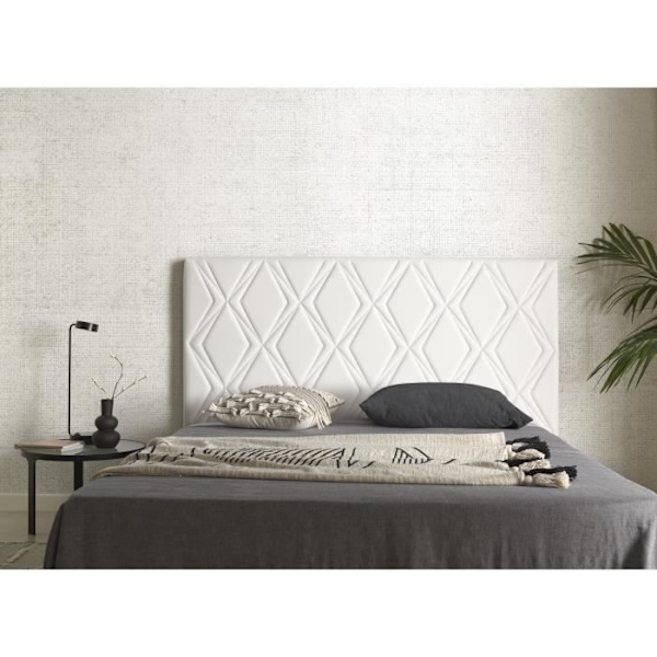 Hovedgærde - ECCOX - Rubí - Similicuir - 150 cm - Aquaclean - Kremhvid Roto vit