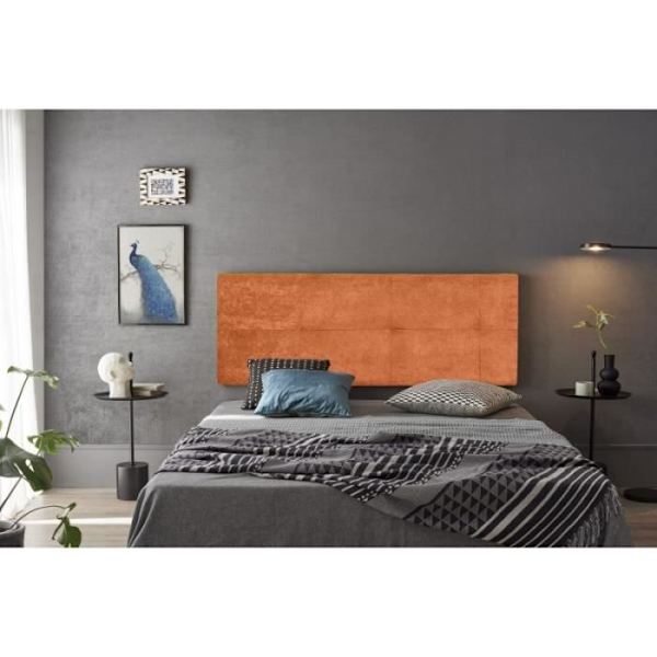 Cala sänggavel i orange tyg 170 Orange