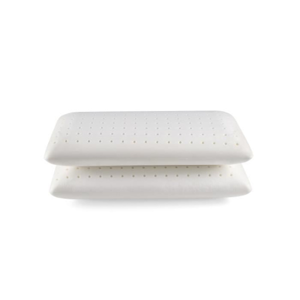 Förpackning 2 High-End Perforerade Visco Kuddar 105x40 cm Medium Fastness. ECCOX
