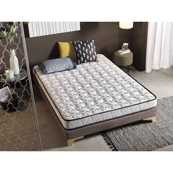 Madrass 135x180 cm Minnesskum Luxury Aloe Vera tjocklek 16 cm +/- 2 med antimikrobiell behandling ALOE VERA. EC