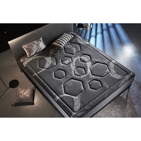 Fjeder- madras 90x180 cm Graphene Night Comfort tykkelse 30 cm+/-2 - Matris. nigga