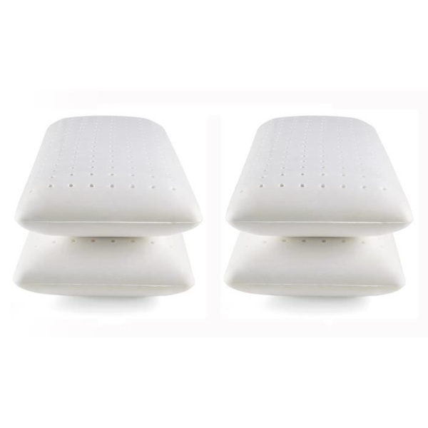 Pack 4 High-End Visco perforerade kuddar70x40 cm Medium Fastness. ECCOX