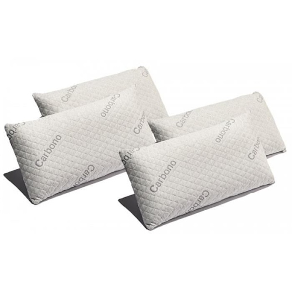 Förp 4 Kolkuddar 70 x 40 cm Medium Fasthet Avtagbart överdrag Antistresseffekt. ECCOX