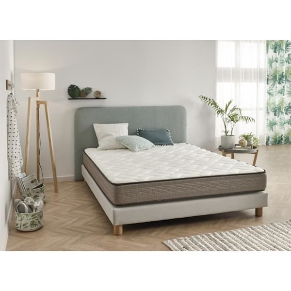 Madras 80x180 Luxury Bio Relax memoryskum Medium fasthed Højde 21cm +/-2 Polstring 3cm GEL memoryskum. ECCOX Vit
