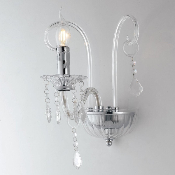 Væglampe Luce Ambiente Design krystal E14 | 1800 Fyndiq