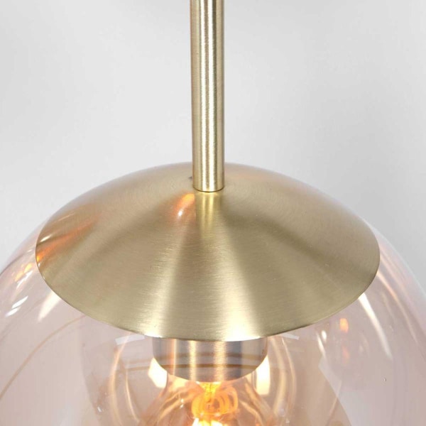 Pendel Bollique glas rav E27 6 lamper a9aa | 11000 | Fyndiq
