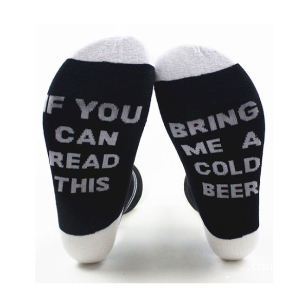 Strumpor If You Can Read This Bring Me A Cold Beer (onesize) sva