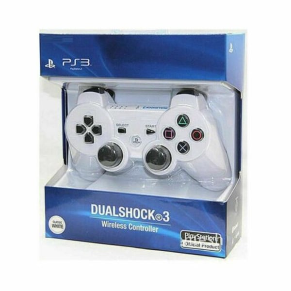 För PS3 Wireless DualShock 3 Controller Joystick GamePad White