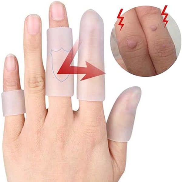 5 par fingerskydd, tåsmärtvård, icke-sCBp fingertoppsarbete