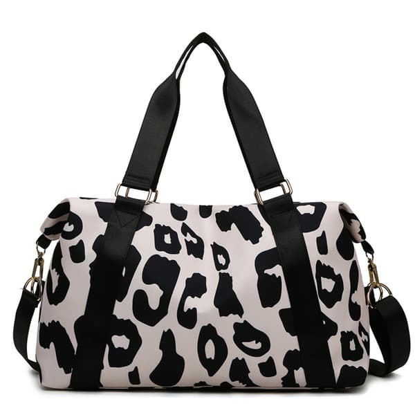 Kvinder Store Rejsetasker Weekendtasker Med Skulderrem Ko Leopard Aztec