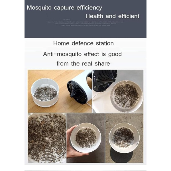 Elektrisk myggdödarlampa, insektsfälla inomhus och utomhus