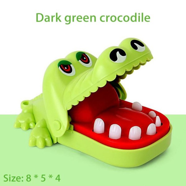 Roliga Krokodil Mun Bite Finger Skämt Leksaker Familjespel för barn Yellow