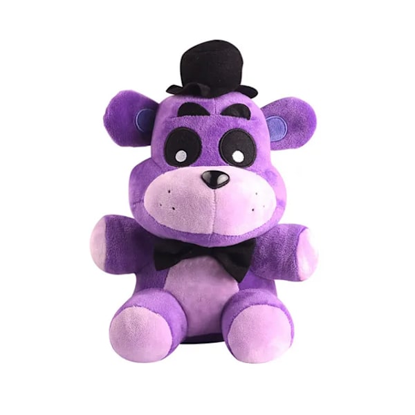 20cm FNAF Plyschleksaker Kawaii Freddys Djur Foxy Bonnie Björnen Ribbit I Lager Födelsedagspresent Till Barn Purple Bear