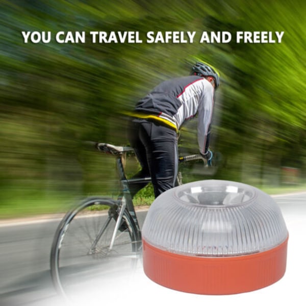 V16 LED Strobe Bil Auto Emergency Beacon Varningsljus Larm