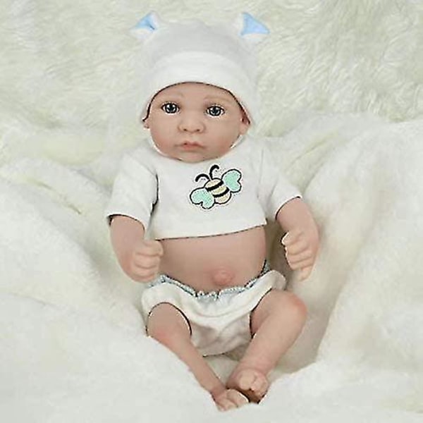 Reborn Baby Doll Soft Full Silikon Verklighetstrogna barnleksaker
