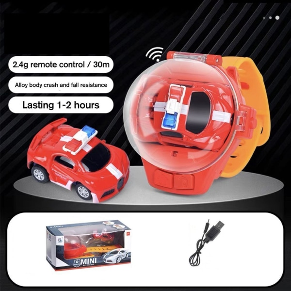 Watch WATCH Car Toy RC For Kid Gift Red 2.4G