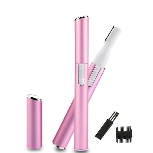 Trimmer för ögonbryn/ansiktshår/näshår/bikinilinje pink