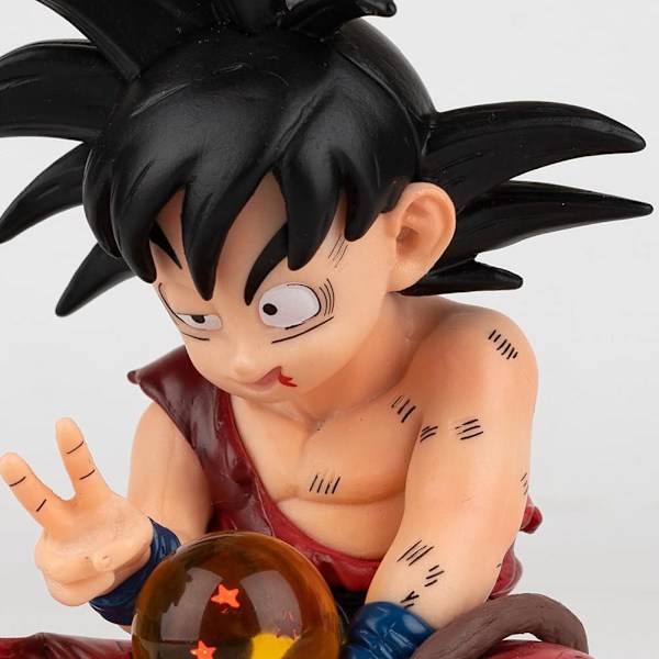 DBZ Actionfigurer GK Goku Figur Statyett Figur Modell Dock Super Saiyan Samling Födelsedagspresenter PVC 4 Tum