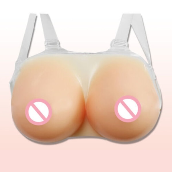 Realistiska falska bröst silikon falska bröstformer (500g)