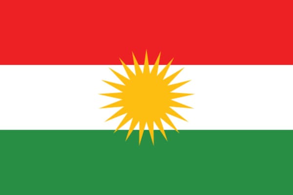 Flagga - Kurdistan 100
