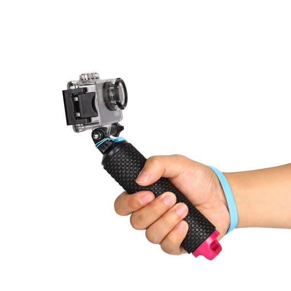 Vatten flytande handtag Gopro kamera fotografering tillbehör svamp flytkraft stick bärbar selfie stick Red