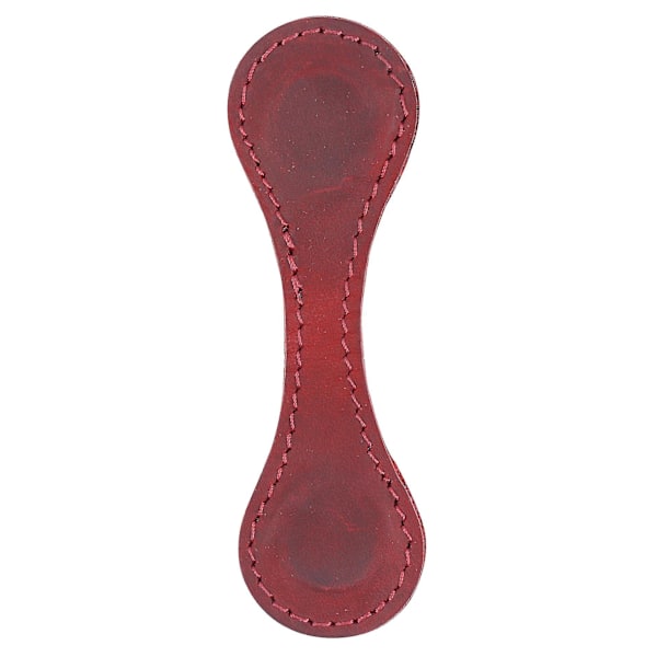 Nahkainen magneettikirjanmerkki, henkilökohtainen nahkainen kirjanmerkki, magneettikirjanmerkit, käsintehty, lukijan lahja, lahja hänelle, lahja hänelle Claret