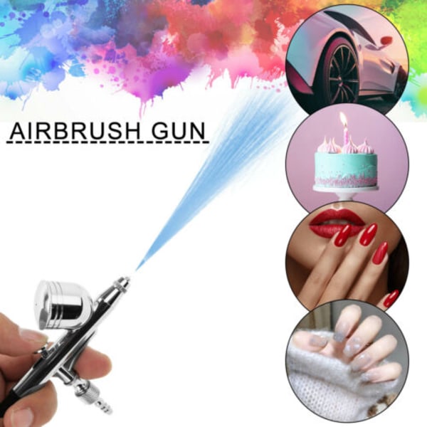 Dual Action Gravity Feed 0,5 mm Spray Gun Airbrush Nail Art Paint
