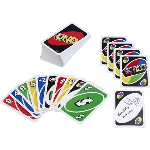 UNO Family Night Card Game, Resespel och barnpresent för 2-10 spelare