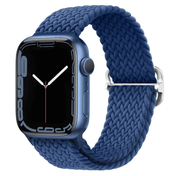 Elastinen ranneke kudottu Apple Watch 38mm / 40mm / 41mm - VALKOINEN Vit Vit
