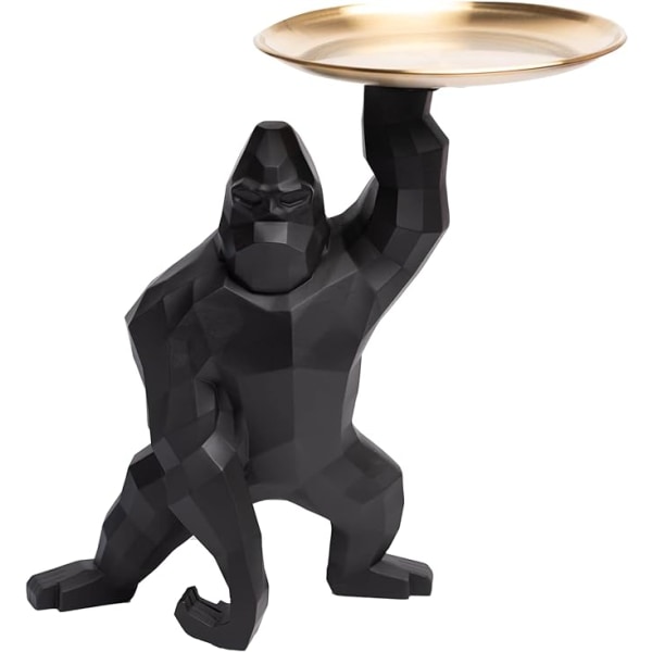 Gorilla King Kong bricka dekoration hem nyckel diverse förvaring harts hantverk