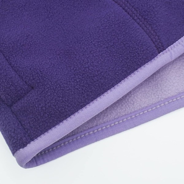 Barn Fleece Väst Småbarn Polar Fleece Väst Flicka Varm Ärmlös Tank Toppar Vinterkläder Ytterkläder Pojkväst Jacka Purple 5-6 Years