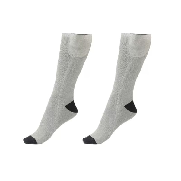 Uppladdningsbara uppvärmda strumpor för män och kvinnor - Eluppvärmda strumpor gray