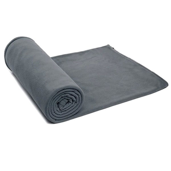 Mysig och varm fleece camping sovsäck liner för utomhusäventyr Grey