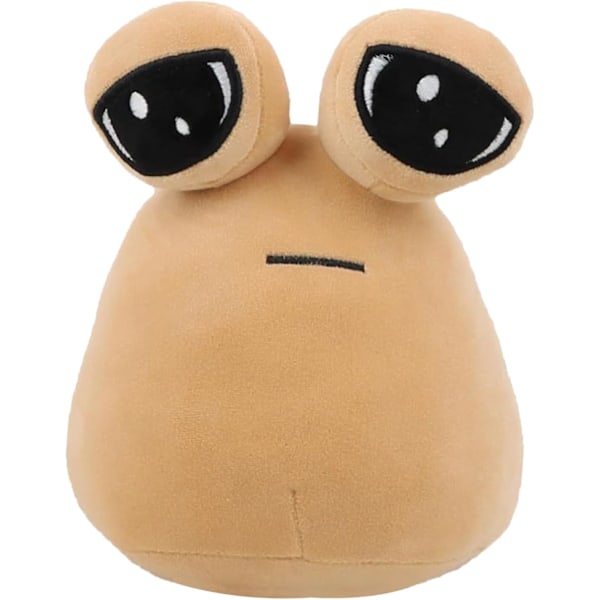 Alien gosedjur, 22 cm alien Pou gosedjur, ny och unik design, stimulerar barns fantasi, får barn att älska det (rabatt) brown