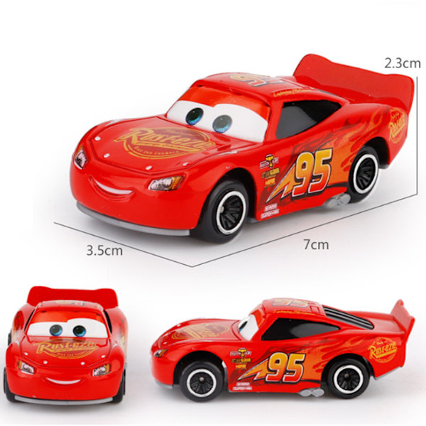 6-pack Lightning McQueen Jackson Storm K Uncle Truck Diecast