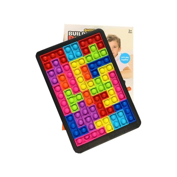 Pedagogiska leksaker för flickor och pojkar, Tetris Silicone Educational Board Game
