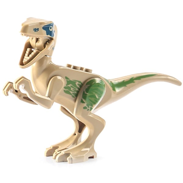 Figurin Minifigures Velociraptor Jurassic World Byggklossleksak 6