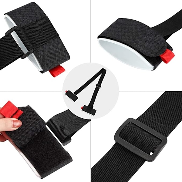 4-Pack Skidband / Skidhållare – Bärrem för skidor 223