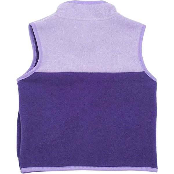 Barn Fleece Väst Småbarn Polar Fleece Väst Flicka Varm Ärmlös Tank Toppar Vinterkläder Ytterkläder Pojkväst Jacka Purple 5-6 Years